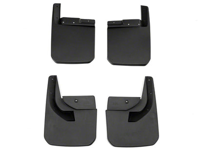 RedRock Mud Guards; Front and Rear (18-25 Jeep Wrangler JL, Excluding Rubicon & Willys)