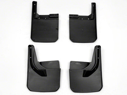 RedRock Mud Guards; Front and Rear (18-25 Jeep Wrangler JL, Excluding Rubicon & Willys)