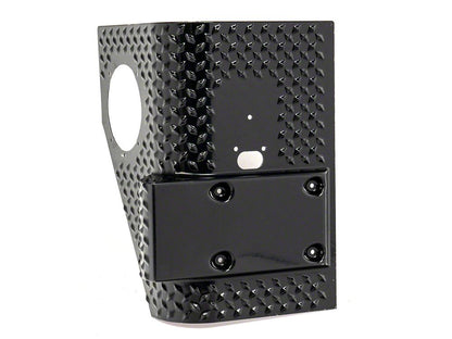 RedRock Plastic Rear Quarter Panel Body Armor Kit; Black (97-06 Jeep Wrangler TJ, Excluding Unlimited)