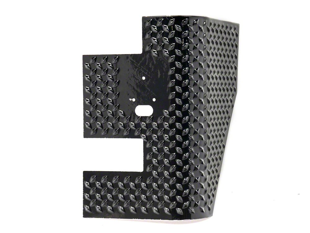 RedRock Plastic Rear Quarter Panel Body Armor Kit; Black (97-06 Jeep Wrangler TJ, Excluding Unlimited)