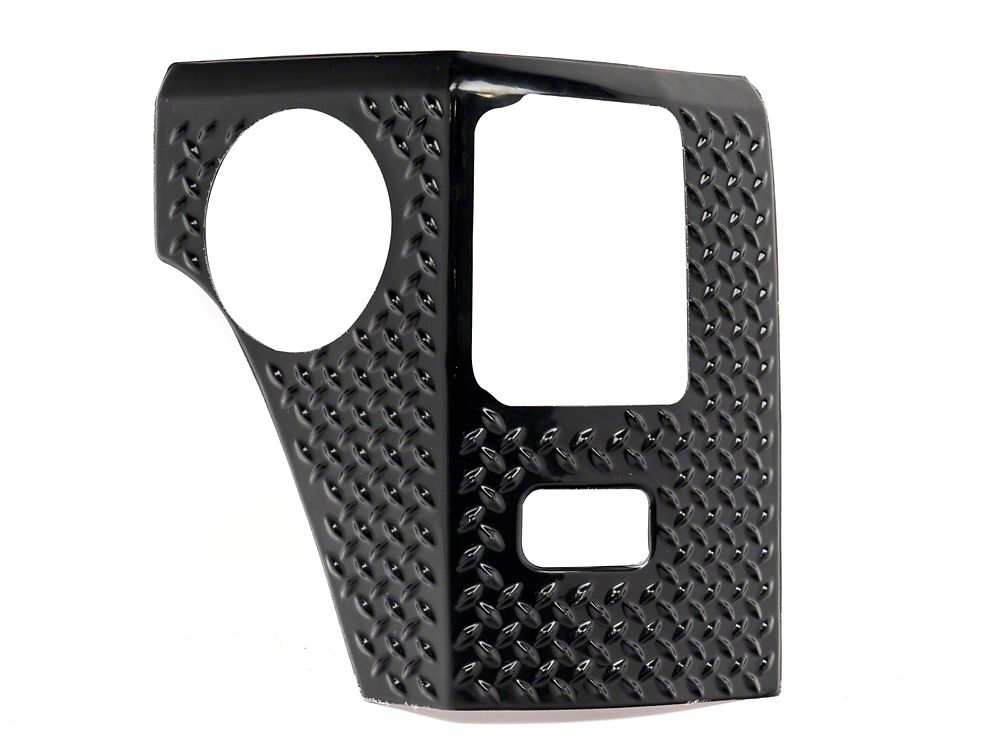 RedRock Plastic Rear Quarter Panel Body Armor Kit; Black (07-18 Jeep Wrangler JK 4-Door)
