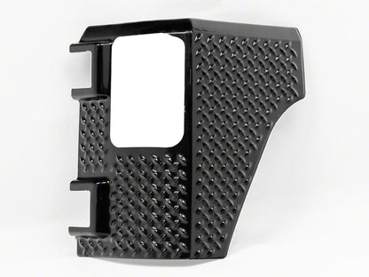 RedRock Plastic Rear Quarter Panel Body Armor Kit; Black (07-18 Jeep Wrangler JK 4-Door)