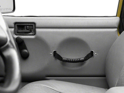 RedRock Door Pull Straps; Black (97-06 Jeep Wrangler TJ)