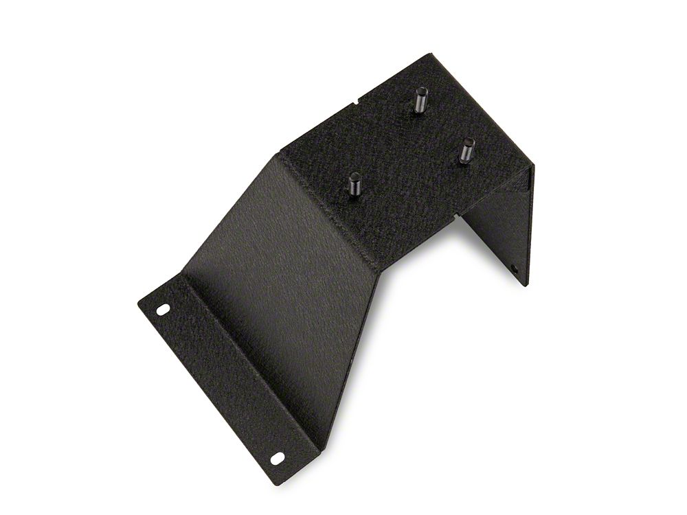RedRock Spare Tire Carrier Tailgate Bracket; Textured Black (97-06 Jeep Wrangler TJ)