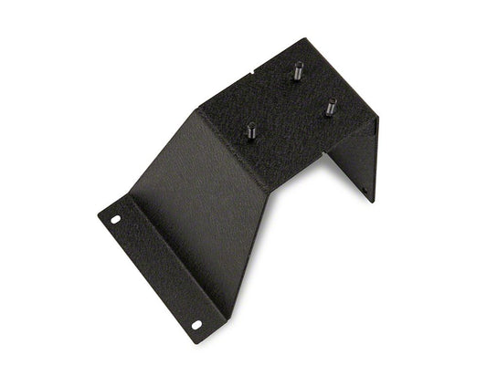 RedRock Spare Tire Carrier Tailgate Bracket; Textured Black (97-06 Jeep Wrangler TJ)