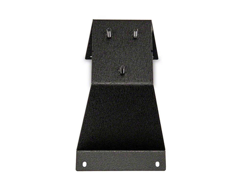 RedRock Spare Tire Carrier Tailgate Bracket; Textured Black (97-06 Jeep Wrangler TJ)
