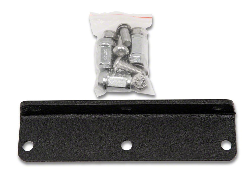 RedRock Spare Tire Carrier Tailgate Bracket; Textured Black (97-06 Jeep Wrangler TJ)