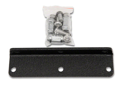 RedRock Spare Tire Carrier Tailgate Bracket; Textured Black (97-06 Jeep Wrangler TJ)