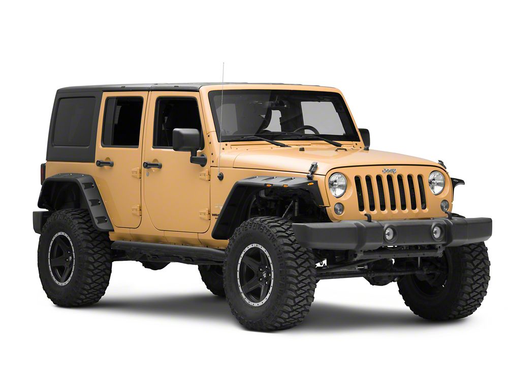 RedRock Off-Road Flat Fender Flares (07-18 Jeep Wrangler JK)