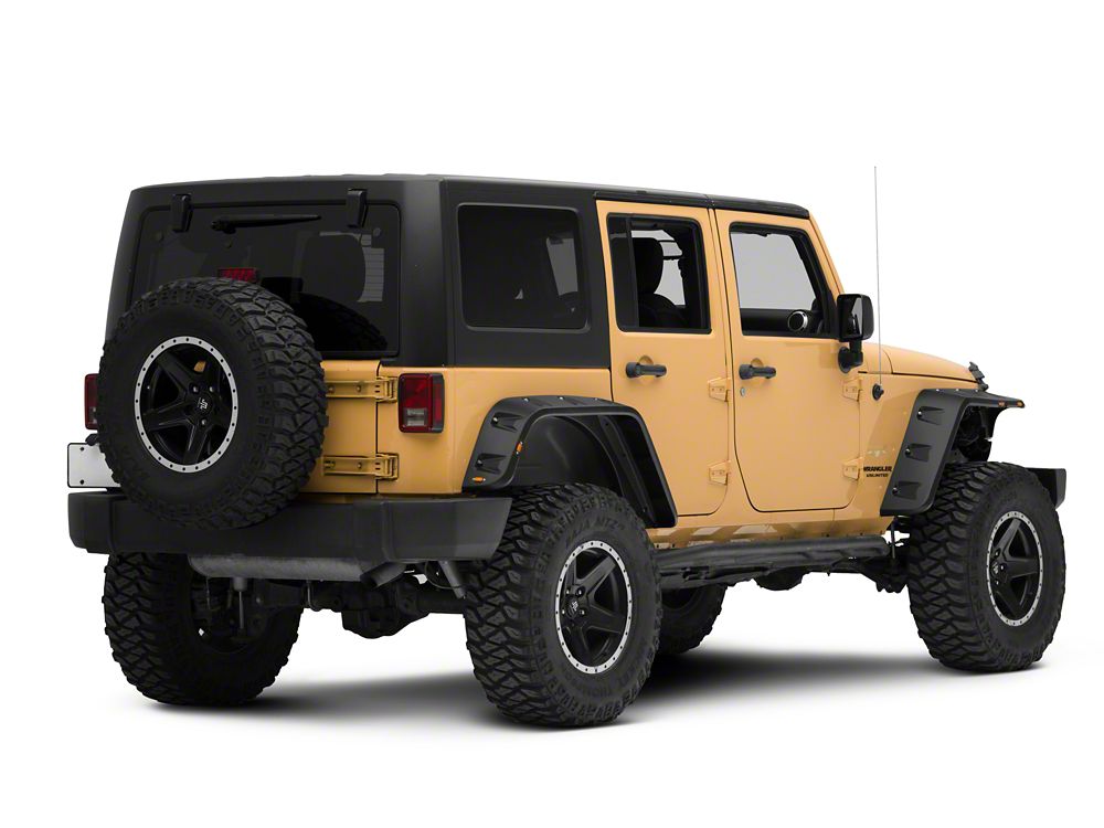 RedRock Off-Road Flat Fender Flares (07-18 Jeep Wrangler JK)