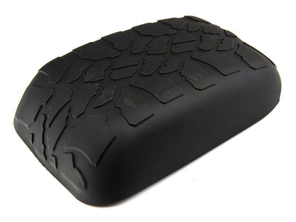 RedRock Treaded Center Console Cover; Black (11-18 Jeep Wrangler JK)