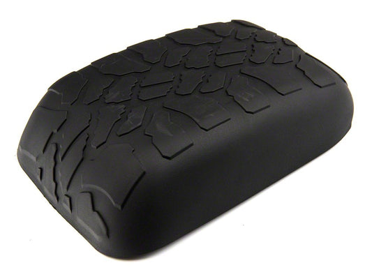 RedRock Treaded Center Console Cover; Black (11-18 Jeep Wrangler JK)