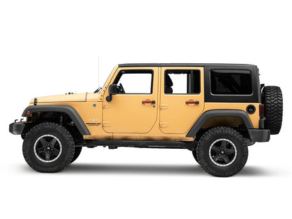 RedRock Door Handle Inserts; Red (07-18 Jeep Wrangler JK 4-Door)