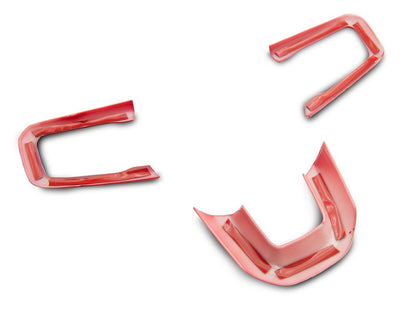 RedRock Steering Wheel Trim; Red (18-25 Jeep Wrangler JL)