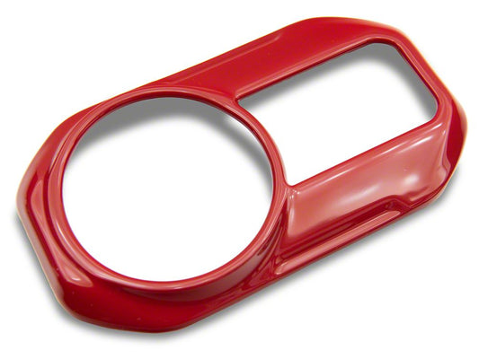 RedRock Headlight Switch Trim; Red (18-25 Jeep Wrangler JL)