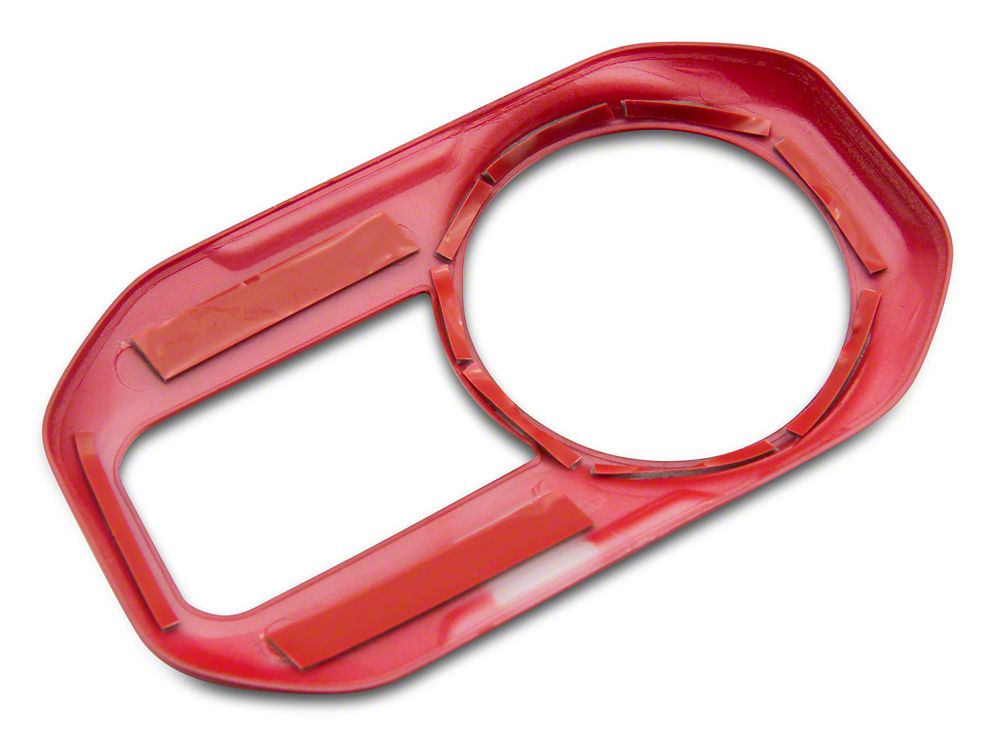 RedRock Headlight Switch Trim; Red (18-25 Jeep Wrangler JL)