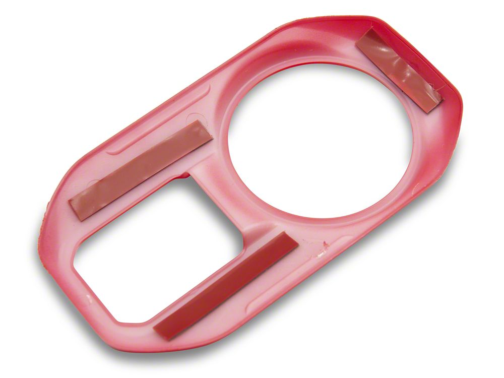 RedRock Headlight Switch Trim; Red (18-25 Jeep Wrangler JL)