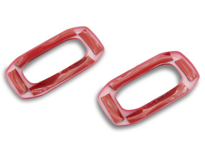RedRock Door Lock Switch Trim; Red (18-25 Jeep Wrangler JL)