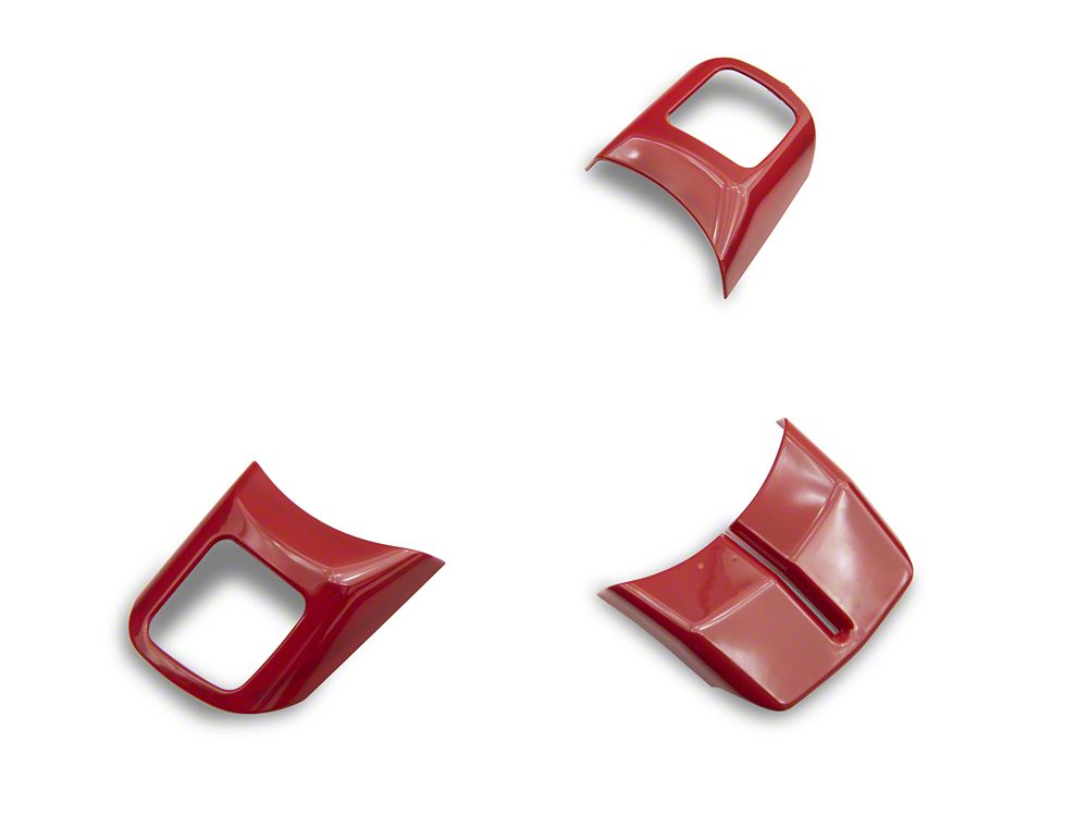 RedRock Steering Wheel Trim; Red (11-18 Jeep Wrangler JK)