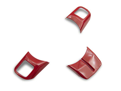 RedRock Steering Wheel Trim; Red (11-18 Jeep Wrangler JK)