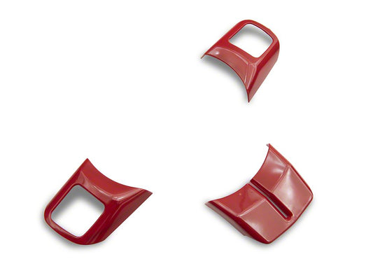 RedRock Steering Wheel Trim; Red (11-18 Jeep Wrangler JK)