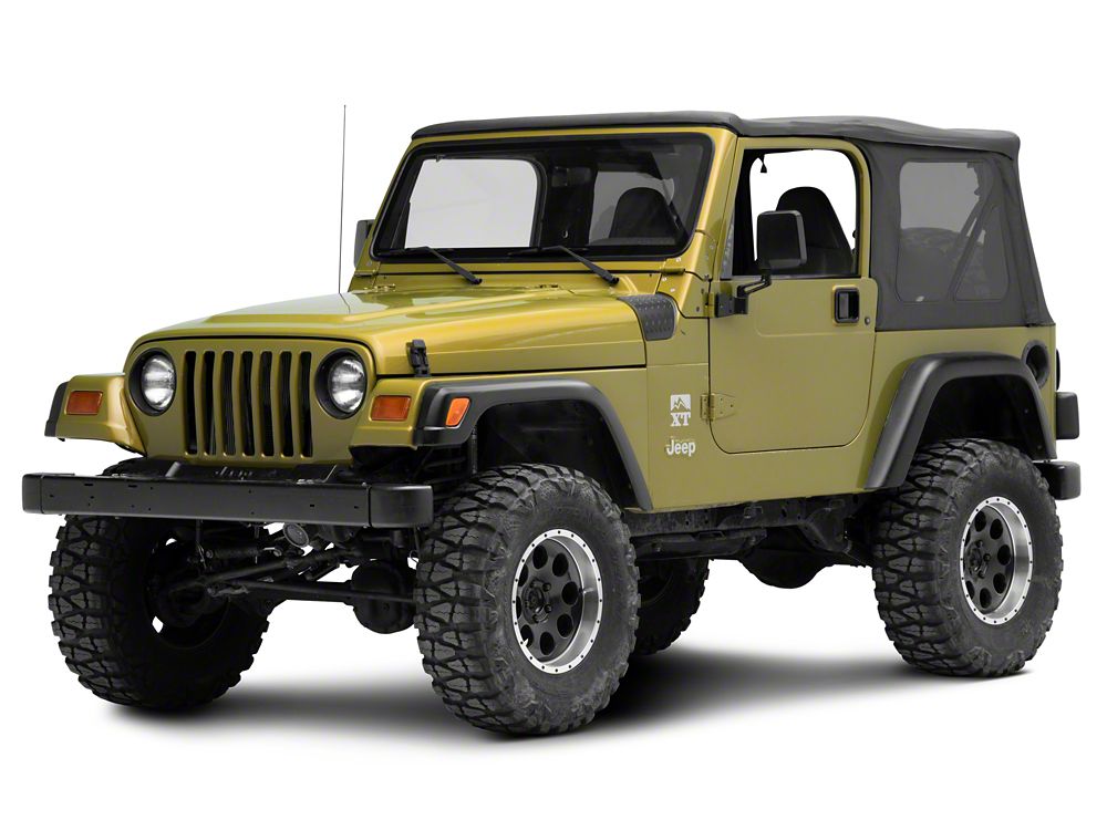 RedRock Cowl Body Armor; Textured Black (97-06 Jeep Wrangler TJ)