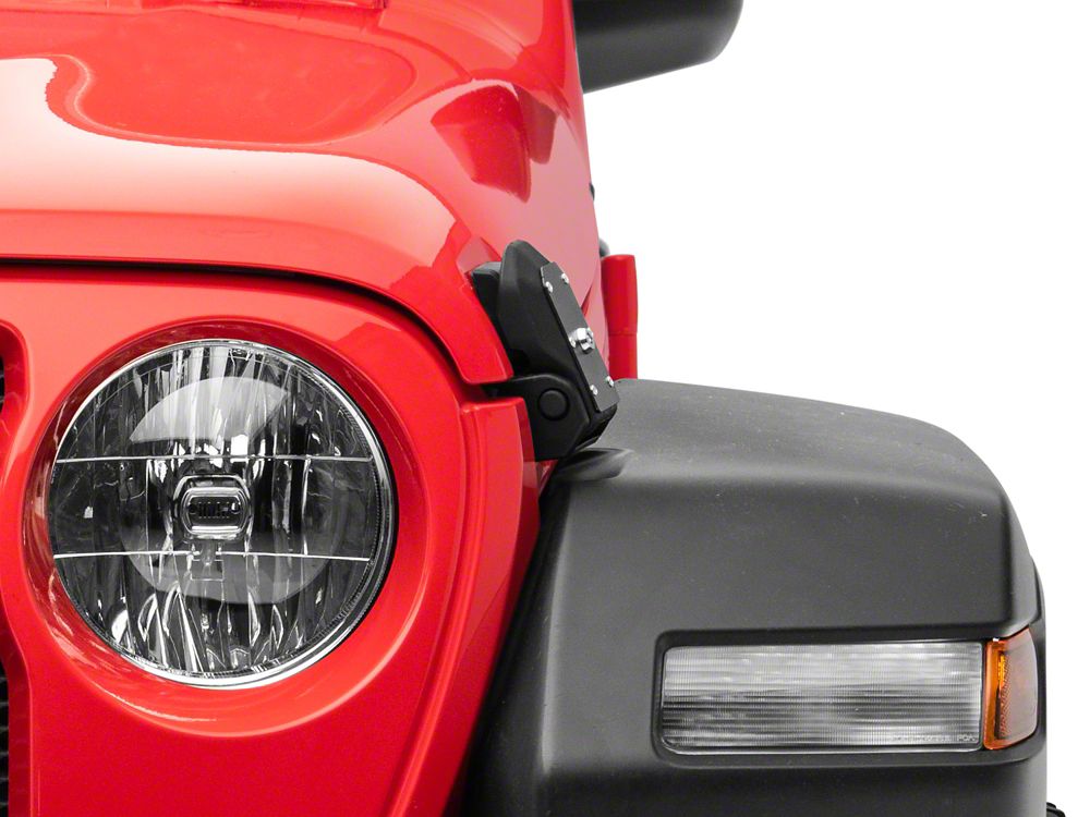 RedRock Locking Hood Catch Kit (18-25 Jeep Wrangler JL)