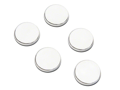 RedRock Door Handle Covers; Chrome (07-18 Jeep Wrangler JK 4-Door)