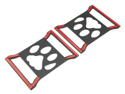 RedRock Paw Tail Light Covers (18-25 Jeep Wrangler JL w/ Factory LED Tail Lights)