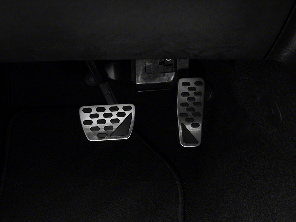 RedRock Billet Aluminum Pedal Covers (18-25 Jeep Wrangler JL w/ Automatic Transmission)