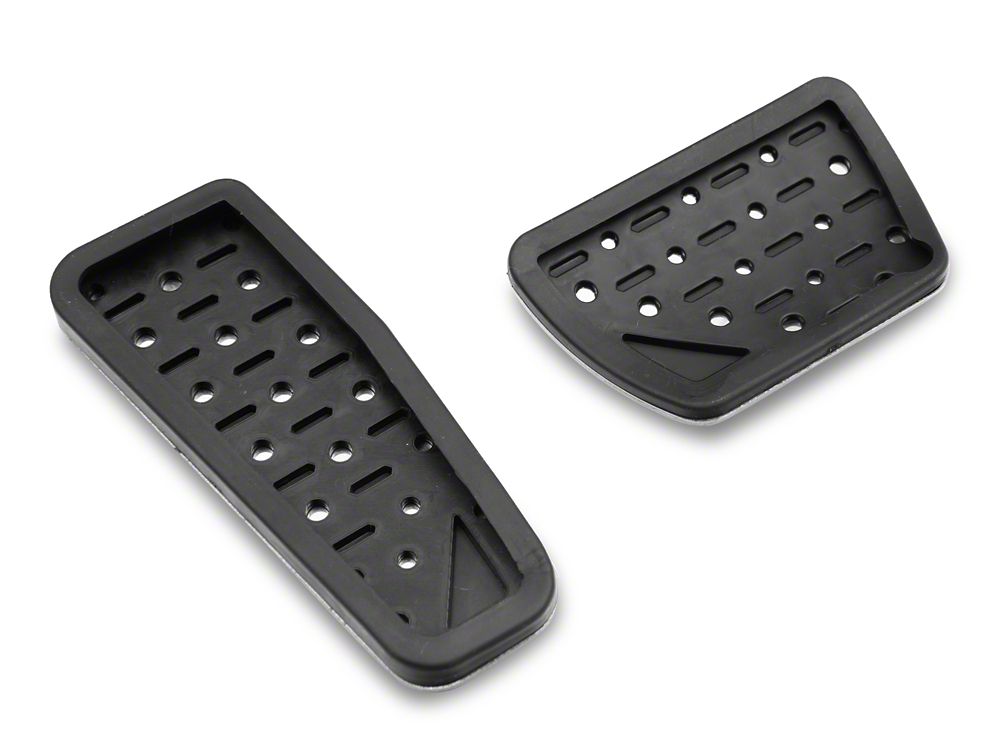 RedRock Billet Aluminum Pedal Covers (18-25 Jeep Wrangler JL w/ Automatic Transmission)