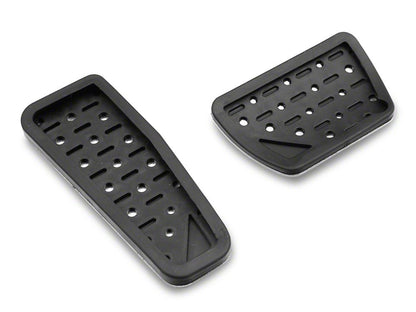 RedRock Billet Aluminum Pedal Covers (18-25 Jeep Wrangler JL w/ Automatic Transmission)