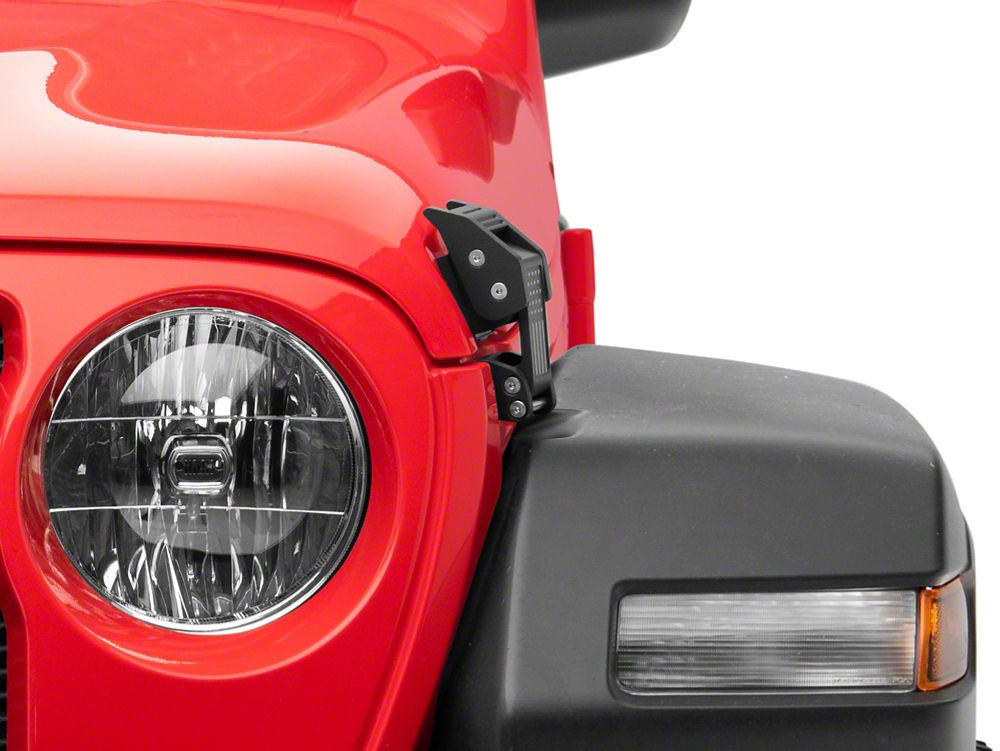 RedRock Old Glory Billet Hood Catch Kit (07-25 Jeep Wrangler JK & JL)
