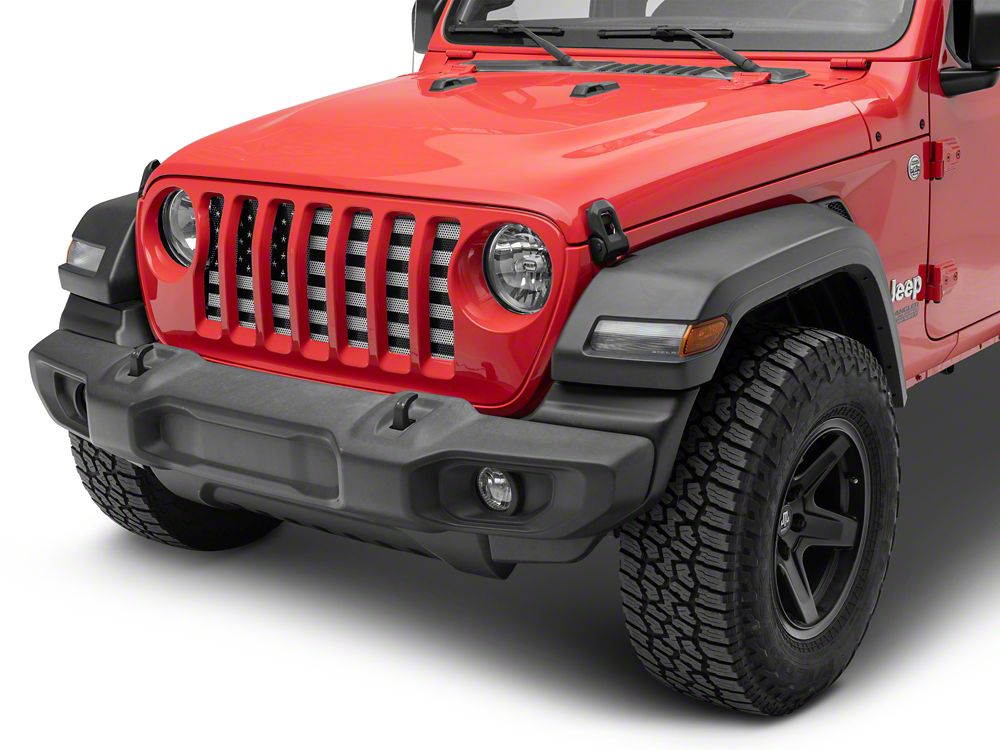 RedRock Grille Insert; Faded Glory (18-25 Jeep Wrangler JL w/o TrailCam)
