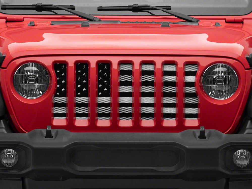 RedRock Grille Insert; Faded Glory (18-25 Jeep Wrangler JL w/o TrailCam)