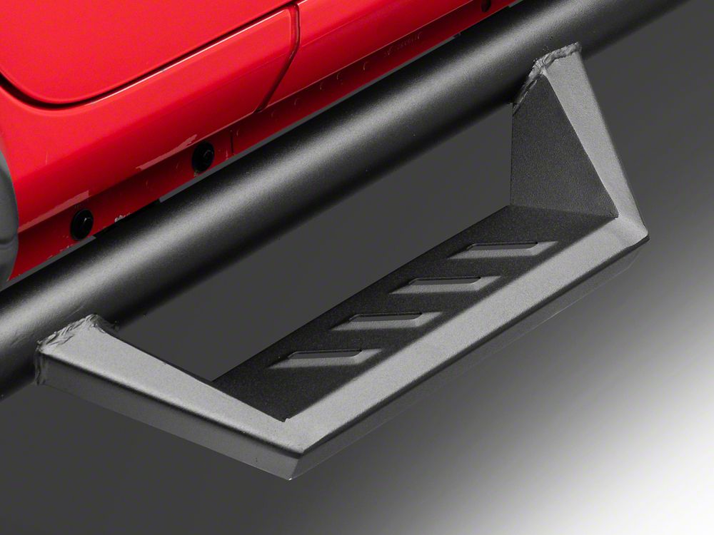 RedRock Tubular Drop Steps (18-25 Jeep Wrangler JL 4-Door)