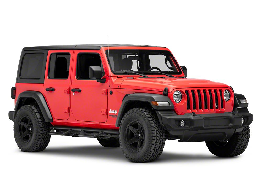 RedRock Tubular Drop Steps (18-25 Jeep Wrangler JL 4-Door)