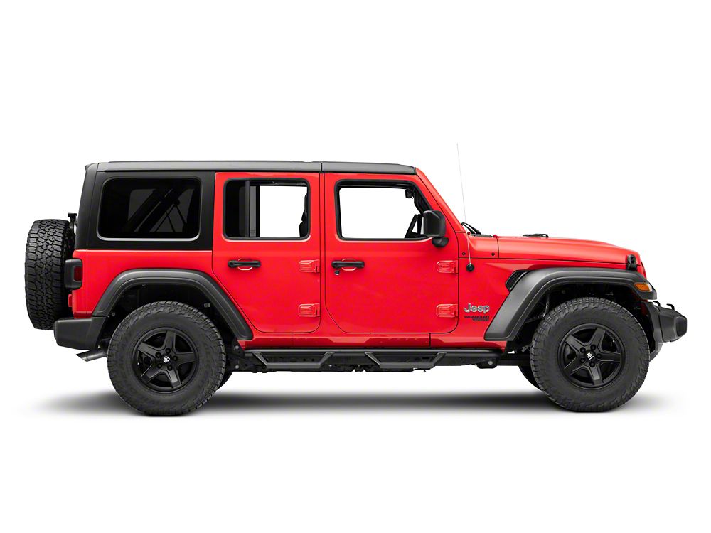 RedRock Tubular Drop Steps (18-25 Jeep Wrangler JL 4-Door)