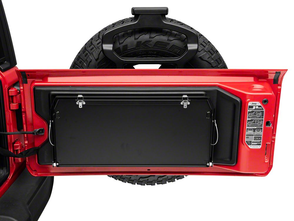 RedRock Tailgate Storage Rack; Stars and Stripes (18-22 Jeep Wrangler JL)