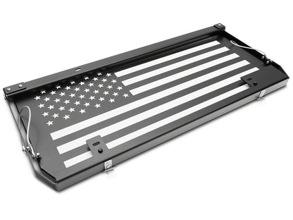 RedRock Tailgate Storage Rack; Stars and Stripes (18-22 Jeep Wrangler JL)