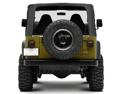 RedRock Tail Light Covers; Old Glory (97-06 Jeep Wrangler TJ)
