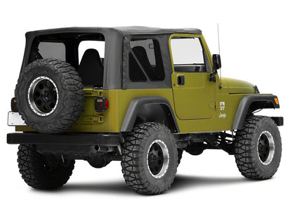 RedRock Tail Light Covers; Old Glory (97-06 Jeep Wrangler TJ)