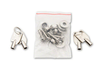 RedRock Locking Hood Catch Kit (18-25 Jeep Wrangler JL)