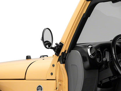 RedRock Detachable Round Trail Mirrors (97-18 Jeep Wrangler TJ & JK)