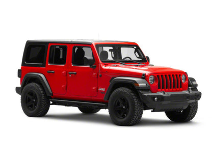 RedRock Aluminum Side Step Bars with LED Running Lights, Sequential Signals and Step Lights (18-25 Jeep Wrangler JL 4-Door)