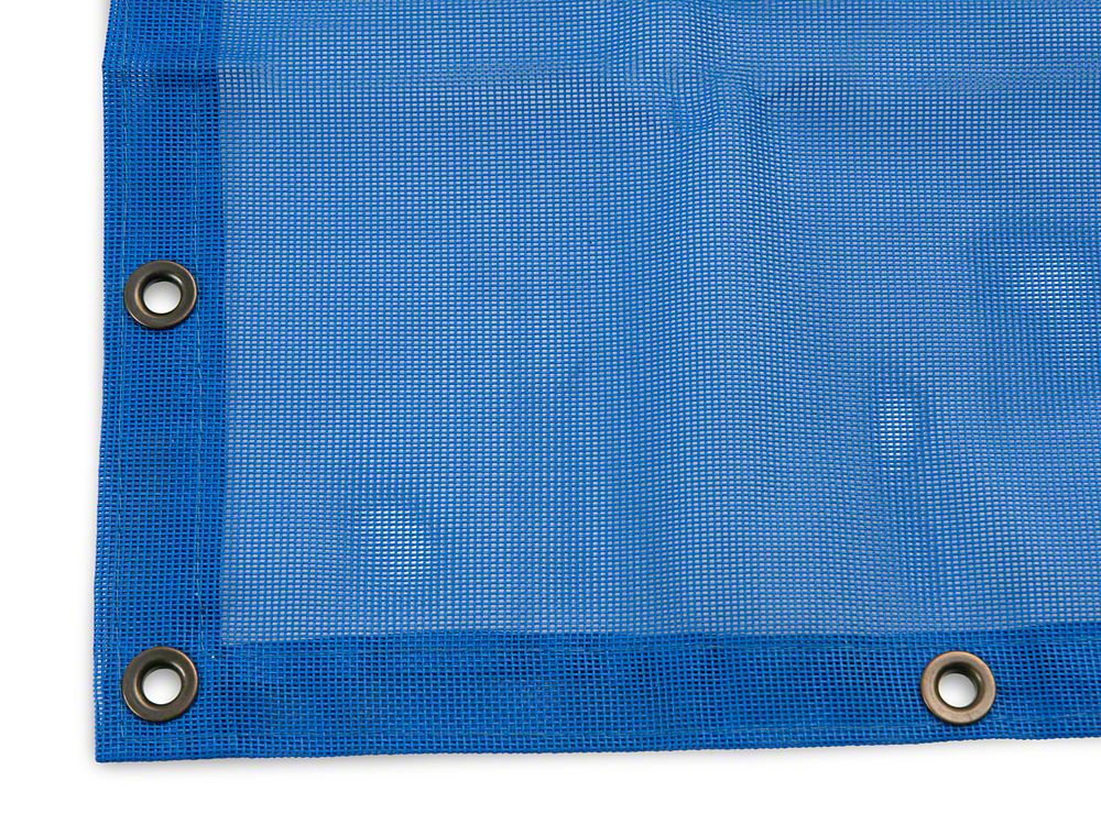 RedRock Mesh Sun Shade; Front and Rear; Blue (07-18 Jeep Wrangler JK 4-Door)