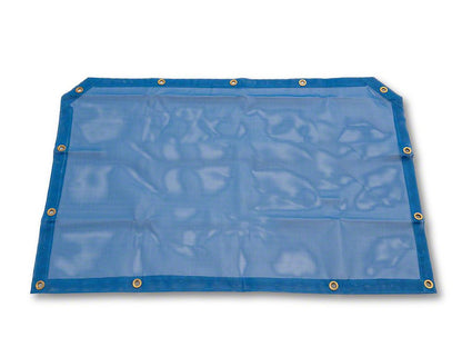 RedRock Mesh Sun Shade; Front; Blue (18-23 Jeep Wrangler JL)