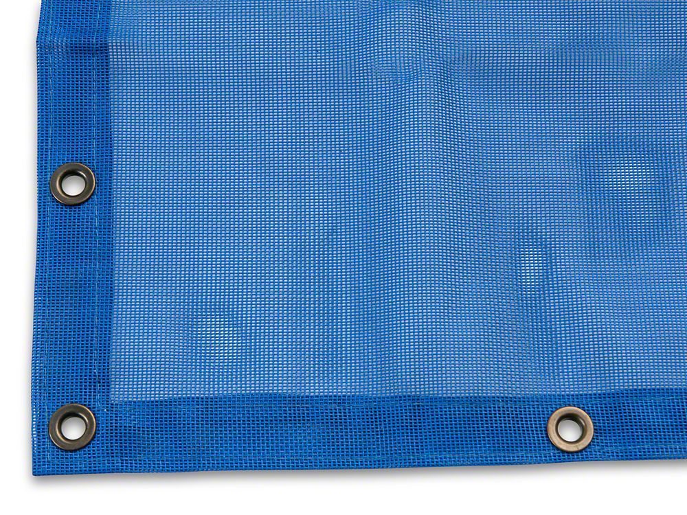 RedRock Mesh Sun Shade; Front and Rear; Blue (18-23 Jeep Wrangler JL 4-Door)