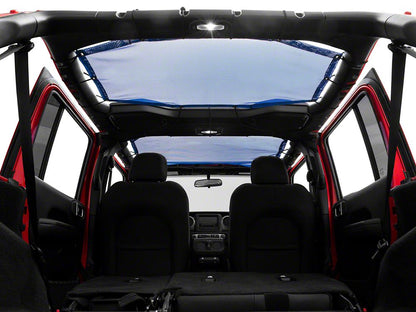 RedRock Mesh Sun Shade; Front and Rear; Blue (18-23 Jeep Wrangler JL 4-Door)