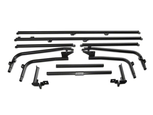 Jeep Licensed by RedRock Adventure Rack (07-18 Jeep Wrangler JK 4-Door)